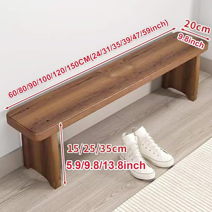 24-59inch Garden Benches for Outdoors, Wooden Bedroom Bed Bench, Indoor Flower Pot Display Rack for Entryway, Living Room, Garden, Patio, Porch, Deck(L59xW7.9xH9.8inch)
