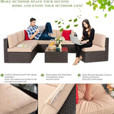 Vongrasig 7 Pieces Patio Furniture Sets - Photo 5