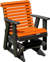 Amish Craftsmanship Made in USA 2FT Heavy Duty Poly Lumber Wood Porch Patio Glider HDPE with No Wood fibers Lancaster - Photo 1