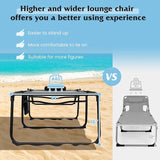 GYMAX Lounge Chair for Outside - Photo 7