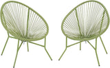 2 Piece Outdoor Acapulco Chair Set, Outdoor Patio Furniture Set, All-Weather Patio Bistro Set - Photo 1