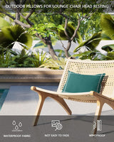 T&H XHome Outdoor Pillow for Chaise Lounge Chair - Photo 4