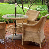 Dulles Glass 42 inch Round Glass Table Top Center Hole - Tempered - 1/4" Thick Glass Surface, Safe Flat Polished - Photo 2