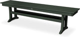 POLYWOOD® Bench, Green - Photo 1