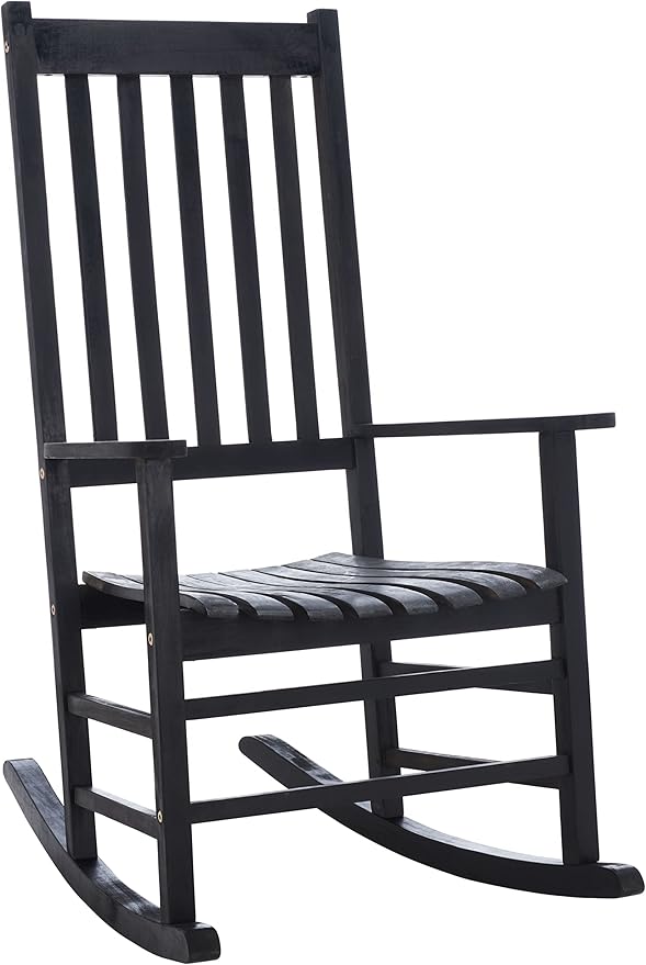 SAFAVIEH Outdoor Collection PAT7002 Chair, Black