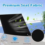 HAPPYGRILL Aluminum Chaise Lounge Chair, Heavy-Duty Patio Recliner W/ 6-Level Backrest & Breathable Fabric - Photo 7
