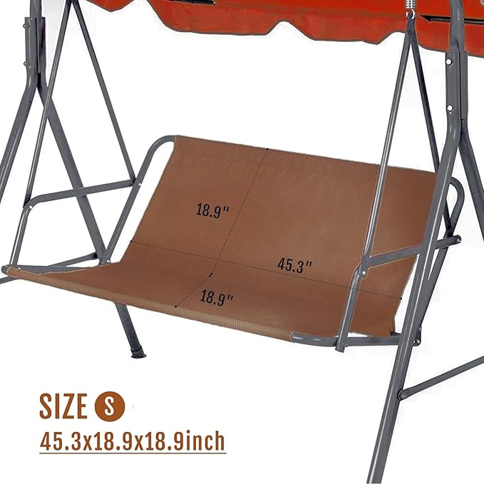 Porch Patio Swing Seat Cover, Bench Swing Replacement Covers - Photo 2