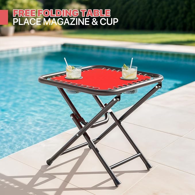 Magshion Folding Zero Gravity Chairs Set of 2, Outdoor Reclining Camping Chairs - Photo 10