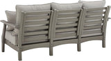 Signature Design by Ashley Visola Outdoor Patio Sofa with All-Weather Cushion and 2 Throw Pillows - Photo 9