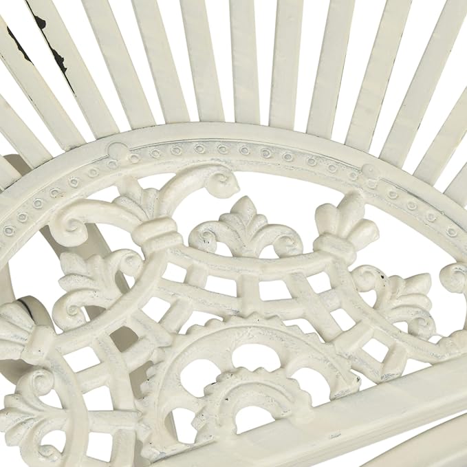 Safavieh Outdoor Collection Annalise Antique White Accent Table - Photo 6