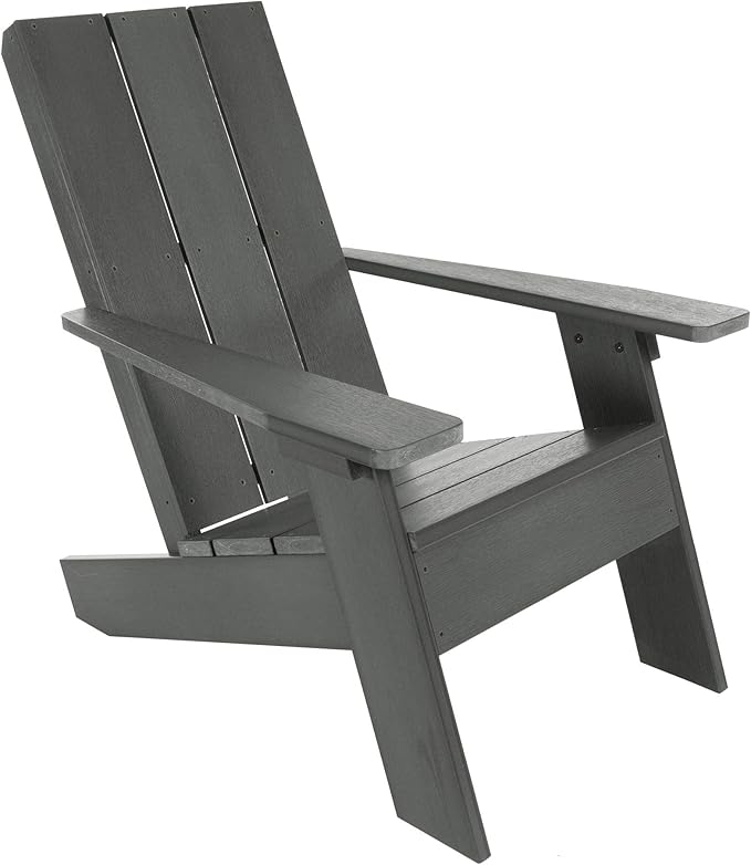 highwood Italica Modern Adirondack Chair, Coastal Teak