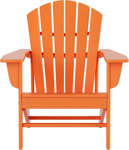 WestinTrends Dylan Outdoor Adirondack Chair, Orange