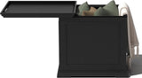 Veradek Brixton Tray Table - 2-in-1 Outdoor Side Table with Storage and Tray for Patio/Porch - Photo 1