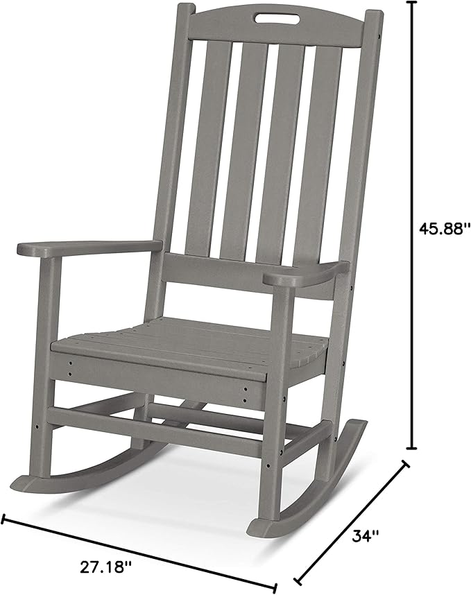POLYWOOD® Nautical Rocker, Slate Grey