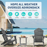 Plawdlik 2026 Upgraded Oversized Folding Adirondack Chair, Set of 2 - Photo 5