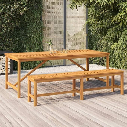 Garden Bench Deck Bench Patio Bench 70.9" Solid Wood Acacia