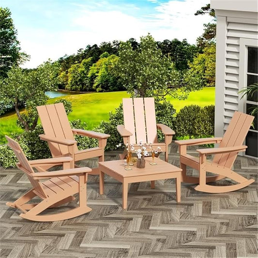 Costaelm Outdoor Side Tables for Patio, Small Patio Conversation Table Weather Resistant Coffee Table, Small Square Table Outdoor End Tables for Porch, Balcony, Poolside, Deck, Teak