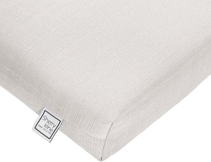 Sherry Kline Sunrise Indoor/Outdoor Chaise Lounge Eggshell 24"x72"