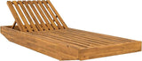 Christopher Knight Home Maril Acacia Wood Chaise Lounge Chair Outdoor, Adjustable Backrest Sun Lounger Recliner - Photo 5