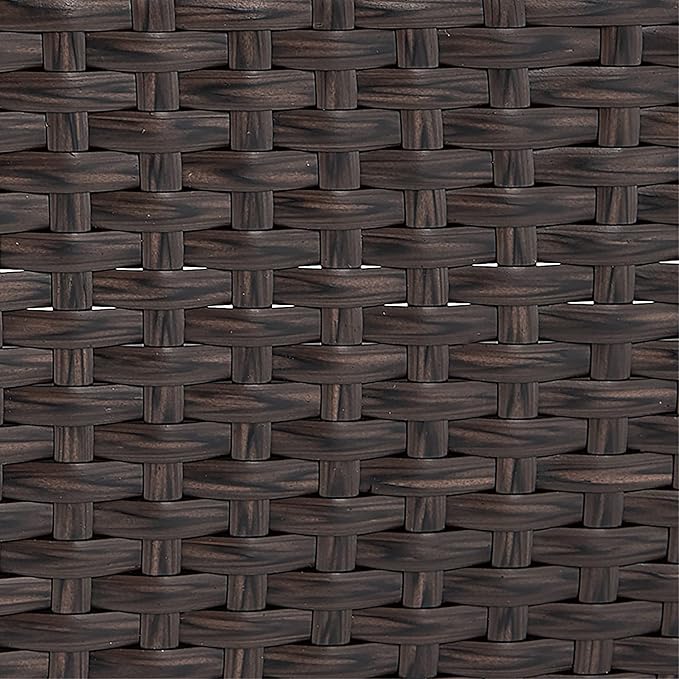 Serta Laguna Brown Resin Wicker Outdoor Patio Furniture Collection, Easy Assembly, Porch or Pool - Photo 10