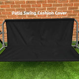 Swing Seat Cover Replacement, 600D Thickened Oxford Waterproof Chair Bench Replacement Cover Outdoor Swing Cushion - Photo 4
