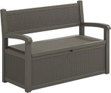 LHBcraft 70 Gallon Deck Bench with Storage, Outdoor Storage Box Bench Waterproof&Lockable - Photo 1