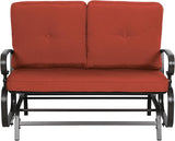 Outdoor Bench Patio Swing Glider Loveseat 2 Seats Rocking Chair - Photo 1