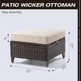 Joyside Patio Ottoman Set of 2 - Photo 2