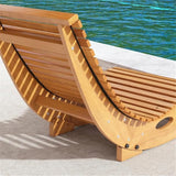 Pool Lounge Chair for Sun Shelf, Pool Chairs and Lounger for in Pool Tanning Chaise Lounge - Photo 7