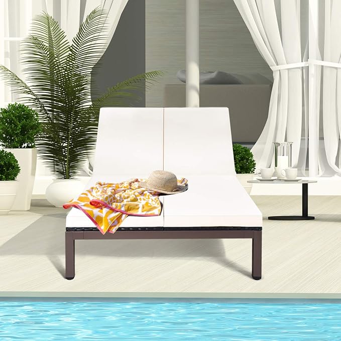 Tangkula 2-Person Patio Lounge Chair - Photo 5