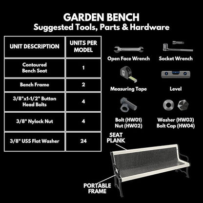 COATEDOUTDOORFURNITURE Coated Outdoor Furniture Heavy-Duty Outdoor Bench Thermoplastic Coated, Expanded Metal, Commercial-Grade Garden Bench, Made in America (Portable with Back, 4 Ft, Tan)