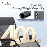 PHI VILLA XXL Oversized Padded Zero Gravity Chair, Foldable Patio Recliner - Photo 4