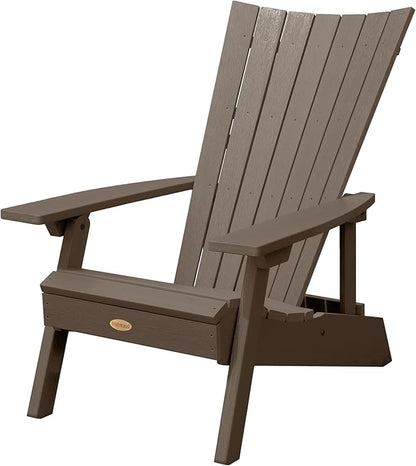 highwood Manhattan Beach Adirondack Chair, Weathered Acorn
