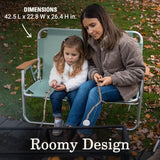 Coleman Living Collection Premium Outdoor Bench, Lightweight Folding Bench Seats 2 People, Supports up to 450lbs - Photo 3
