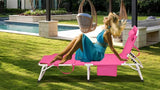 3-in-1 Oversized Sun Tanning Chair with Mat & Face Hole - Photo 8