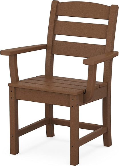 Polywood® Lakeside Dining Arm Chair in Teak