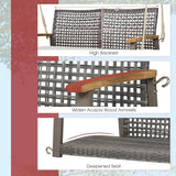 Tangkula 2-Person Outdoor Porch Swing with 118" Hanging Ropes - Photo 6