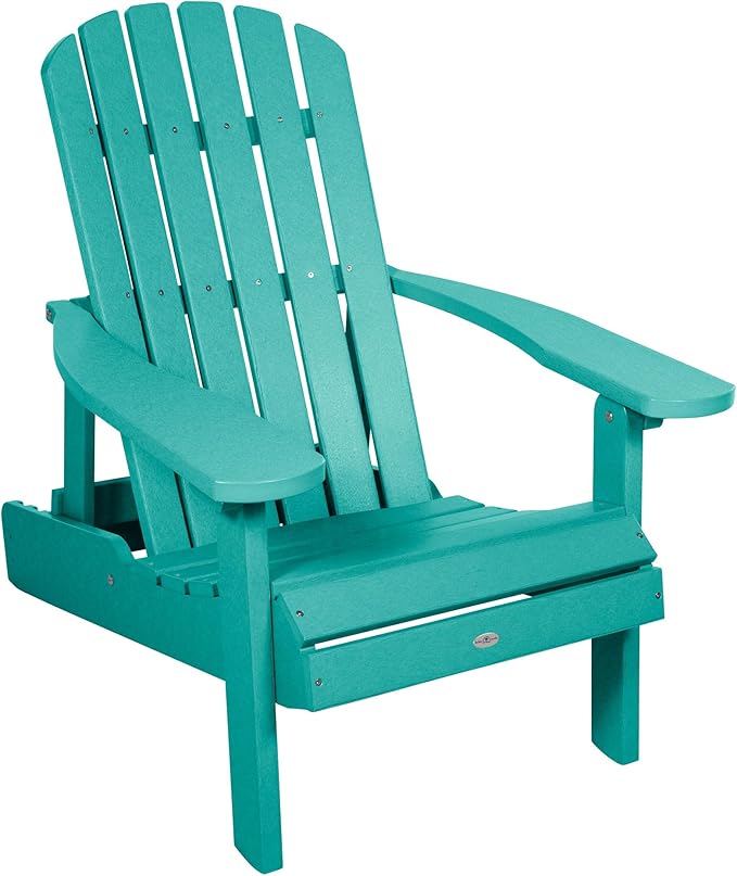 Cape Folding and Reclining Adirondack Chair, Seaglass Blue