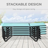 Outdoor Chaise Lounge 2 Pieces Aluminum Patio Lounge Chair with 5 Adjustable Position Recliner Chair Outside Tanning - Photo 8