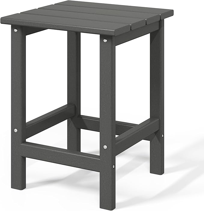 Costaelm 3 piece Patio Set, Outdoor Modern Adirondack Table and Chairs - Photo 3