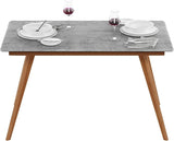 Furinno REDANG Outdoor 4-Leg Rectangular Smart Top Table, Cement - Photo 3