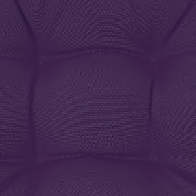 QILLOWAY Outdoor Patio Wicker Seat Cushions Group Loveseat/Two U-Shape/Two Lumbar Pillows for Patio Furniture,Wicker Loveseat,Bench,Porch,Settee of 5 (Purple)