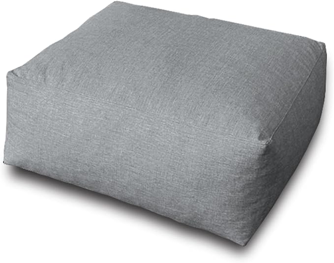 Dineli Modern Ottoman Chair Coffee Table Outdoor Furniture Patio Couch Side Table Creating a Unique Patio Garden Modular Contemporary Sofa (Dark Gray)