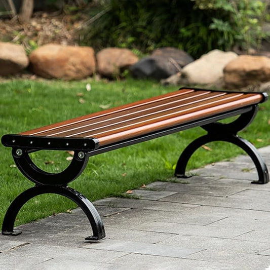 Outdoor Bench, Garden Bench, All Weather Metal Bench, Backless Bench, Bench Patio, Park Bench, for Porch, Garden, Lawn, Balcony(180cm/70.8in)