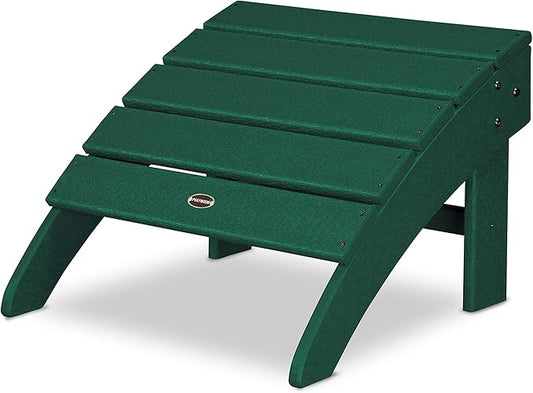 POLYWOOD® Palm Coast Ottoman, Green