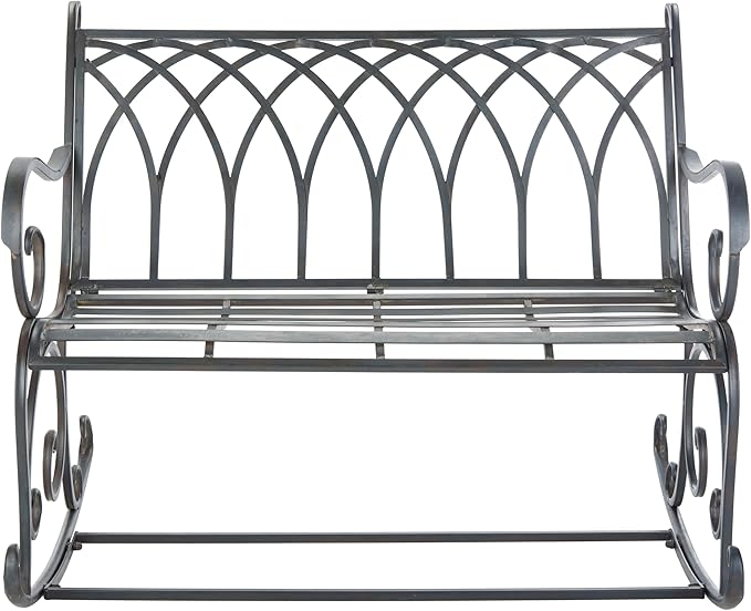 Safavieh PAT5021A Outdoor Collection Ressi Pearl White Rock Bench