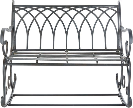 Safavieh PAT5021A Outdoor Collection Ressi Pearl White Rock Bench
