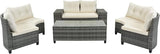 Quarte 8-Pieces Outdoor Wicker Round Sofa Set - Photo 9