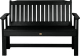Sequoia Professional CM-BENSQ42-BKE Commercial Grade Exeter 4 Foot Garden Bench, Black - Photo 4
