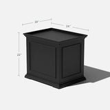 Veradek Brixton Tray Table - 2-in-1 Outdoor Side Table with Storage and Tray for Patio/Porch - Photo 3